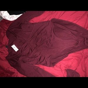 Brand new body suit maroon color